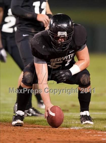 Thumbnail 2 in Mater Dei vs.Servite photogallery.