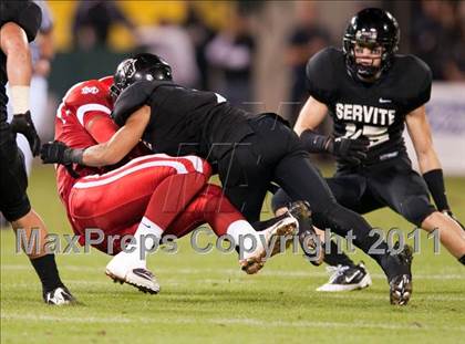 Thumbnail 3 in Mater Dei vs.Servite photogallery.