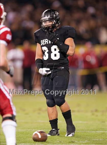 Thumbnail 3 in Mater Dei vs.Servite photogallery.