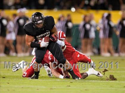 Thumbnail 2 in Mater Dei vs.Servite photogallery.