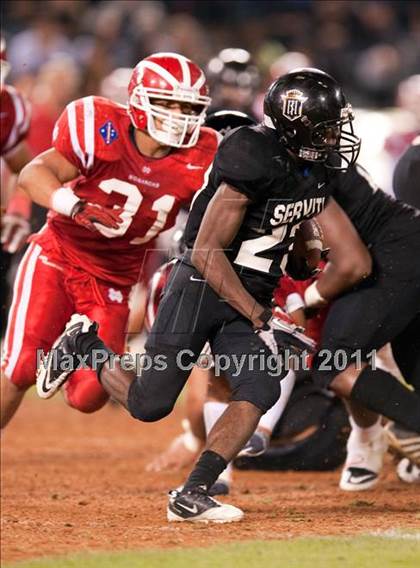 Thumbnail 2 in Mater Dei vs.Servite photogallery.