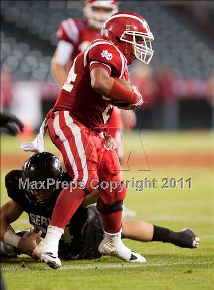 Thumbnail 2 in Mater Dei vs.Servite photogallery.