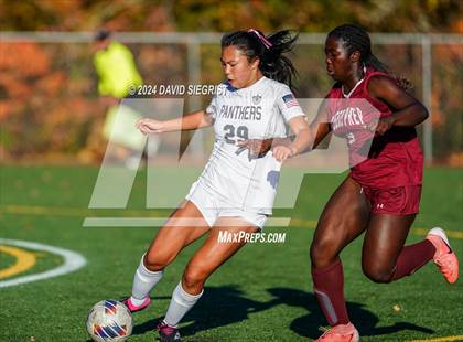 Thumbnail 1 in Bridgewater-Raritan @ Rutgers Prep SCIAA semi final photogallery.