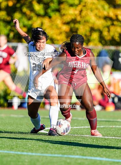 Thumbnail 2 in Bridgewater-Raritan @ Rutgers Prep SCIAA semi final photogallery.