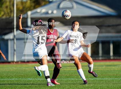 Thumbnail 1 in Bridgewater-Raritan @ Rutgers Prep SCIAA semi final photogallery.