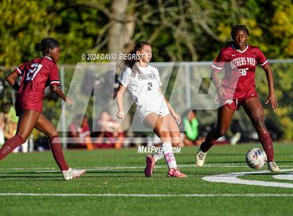 Thumbnail 2 in Bridgewater-Raritan @ Rutgers Prep SCIAA semi final photogallery.