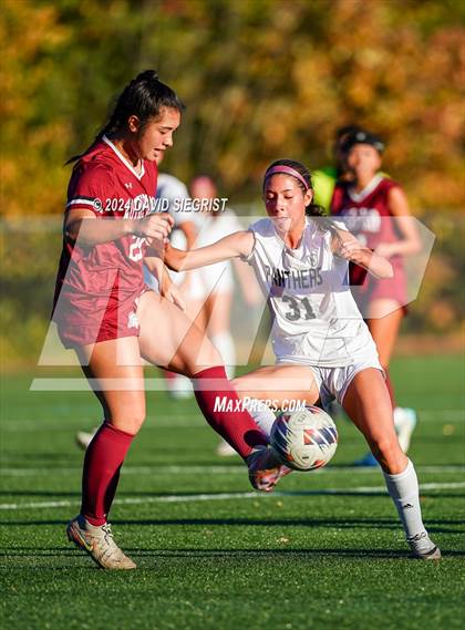 Thumbnail 2 in Bridgewater-Raritan @ Rutgers Prep SCIAA semi final photogallery.