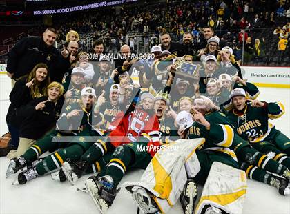 Thumbnail 1 in Morris Knolls vs Hillsborough (NJSIAA Public A Final) photogallery.