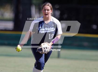Thumbnail 2 in Harris County vs Cambridge (GHSA 5A State Tournament) photogallery.