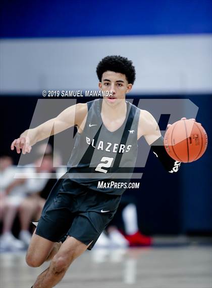 Thumbnail 2 in Sierra Canyon vs  Rancho Solano Prep (Sierra Canyon Super Showcase) photogallery.