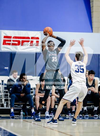 Thumbnail 2 in Sierra Canyon vs  Rancho Solano Prep (Sierra Canyon Super Showcase) photogallery.