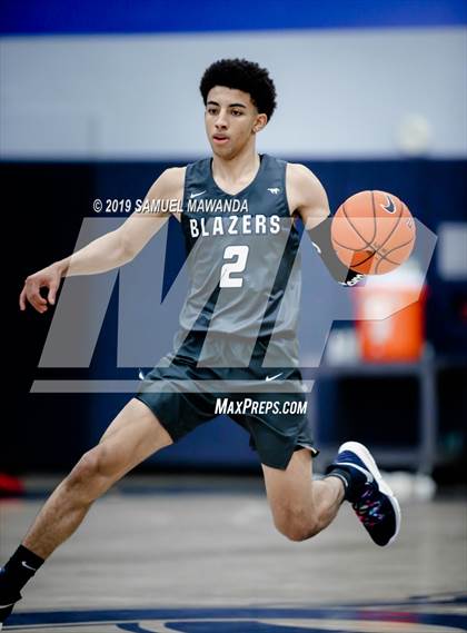 Thumbnail 2 in Sierra Canyon vs  Rancho Solano Prep (Sierra Canyon Super Showcase) photogallery.