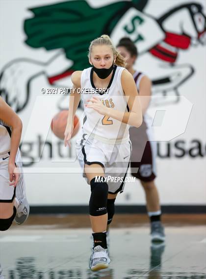 Thumbnail 3 in St. Agnes Academy vs San Antonio Christian (TAPPS 6A Area Playoff) photogallery.