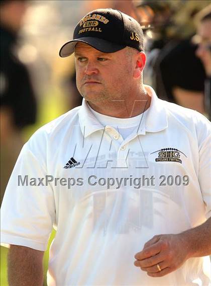 Thumbnail 3 in Glenwood @ Sacred Heart-Griffin (IHSA Class 5A Playoffs) photogallery.