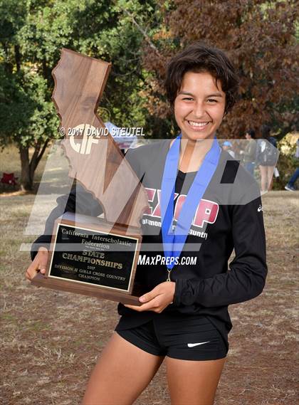 Thumbnail 1 in CIF State Cross Country Championships (Girls Awards) photogallery.