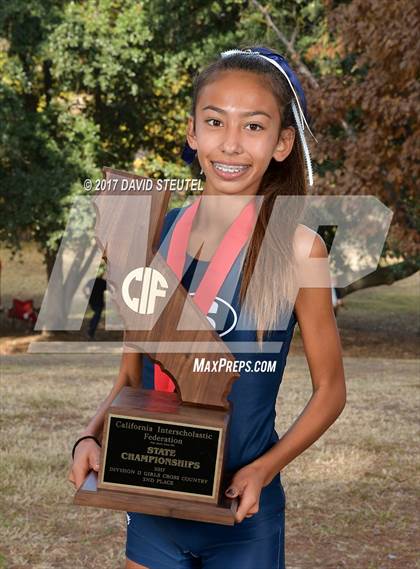 Thumbnail 2 in CIF State Cross Country Championships (Girls Awards) photogallery.