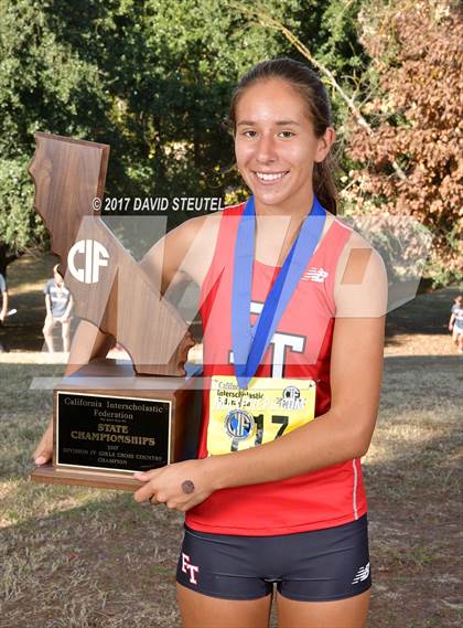 Thumbnail 1 in CIF State Cross Country Championships (Girls Awards) photogallery.