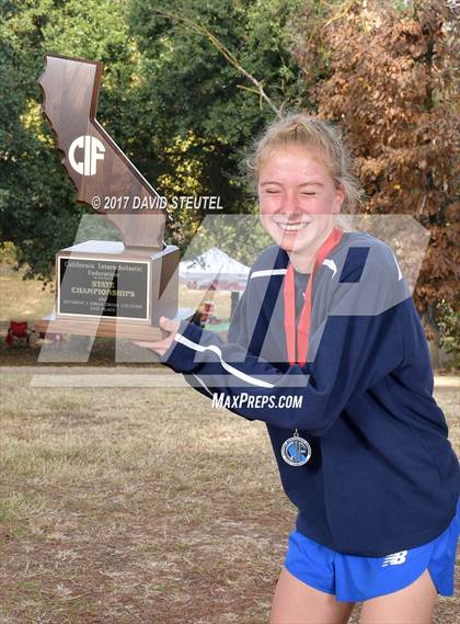 Thumbnail 1 in CIF State Cross Country Championships (Girls Awards) photogallery.