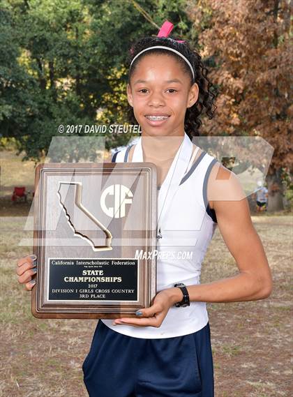 Thumbnail 2 in CIF State Cross Country Championships (Girls Awards) photogallery.