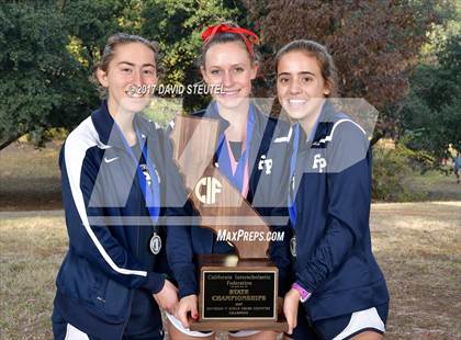 Thumbnail 2 in CIF State Cross Country Championships (Girls Awards) photogallery.
