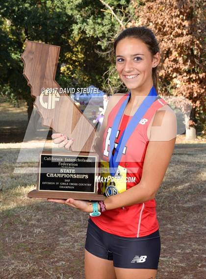 Thumbnail 1 in CIF State Cross Country Championships (Girls Awards) photogallery.