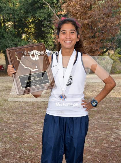 Thumbnail 1 in CIF State Cross Country Championships (Girls Awards) photogallery.