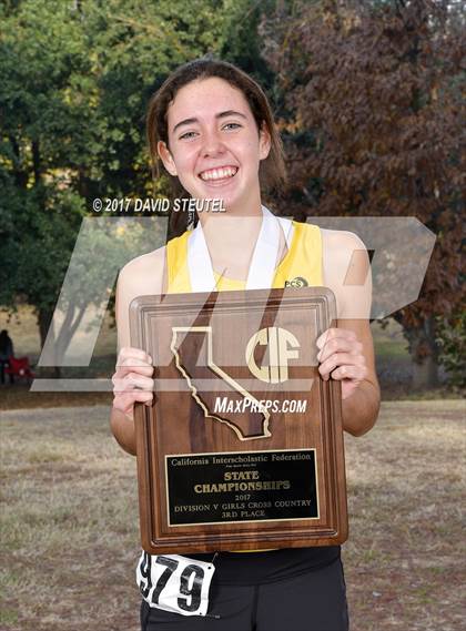 Thumbnail 1 in CIF State Cross Country Championships (Girls Awards) photogallery.