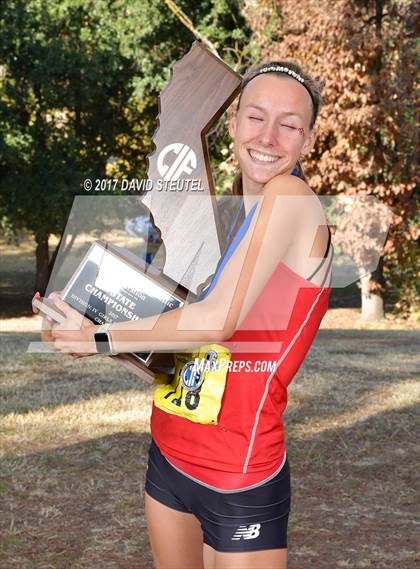 Thumbnail 1 in CIF State Cross Country Championships (Girls Awards) photogallery.