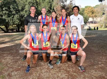 Thumbnail 1 in CIF State Cross Country Championships (Girls Awards) photogallery.