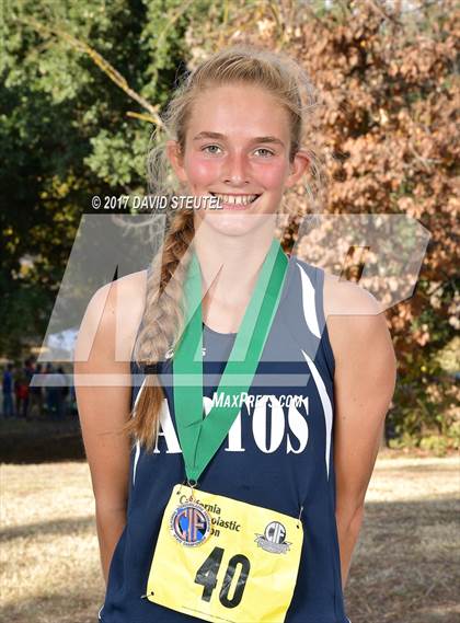 Thumbnail 3 in CIF State Cross Country Championships (Girls Awards) photogallery.