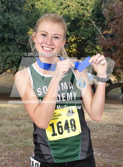 Thumbnail 1 in CIF State Cross Country Championships (Girls Awards) photogallery.