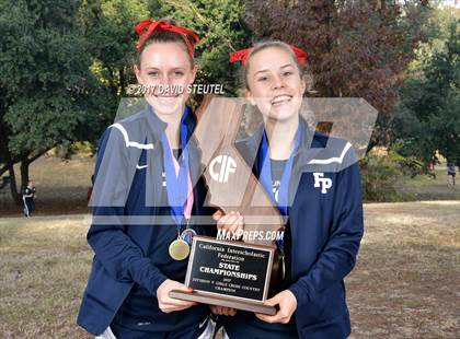 Thumbnail 1 in CIF State Cross Country Championships (Girls Awards) photogallery.