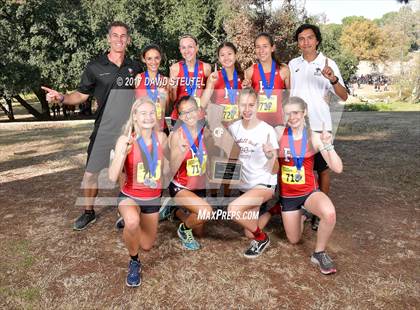Thumbnail 1 in CIF State Cross Country Championships (Girls Awards) photogallery.