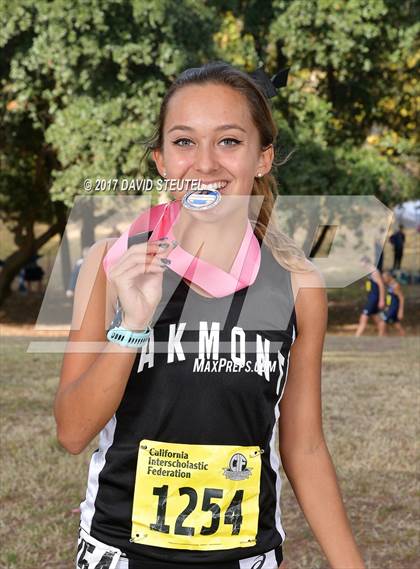 Thumbnail 2 in CIF State Cross Country Championships (Girls Awards) photogallery.