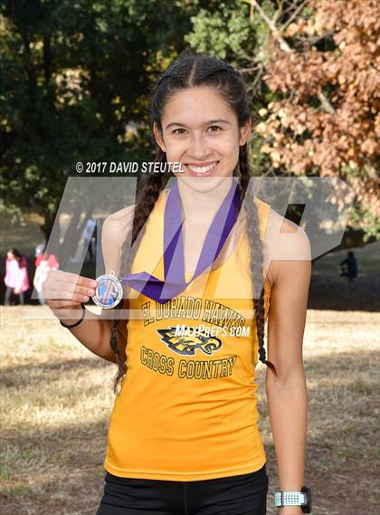 Thumbnail 2 in CIF State Cross Country Championships (Girls Awards) photogallery.