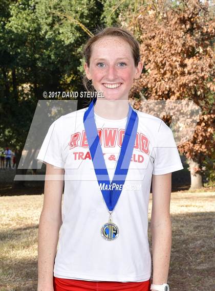 Thumbnail 2 in CIF State Cross Country Championships (Girls Awards) photogallery.