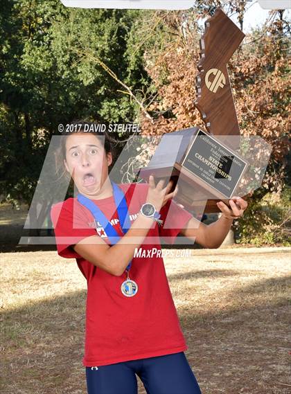 Thumbnail 1 in CIF State Cross Country Championships (Girls Awards) photogallery.