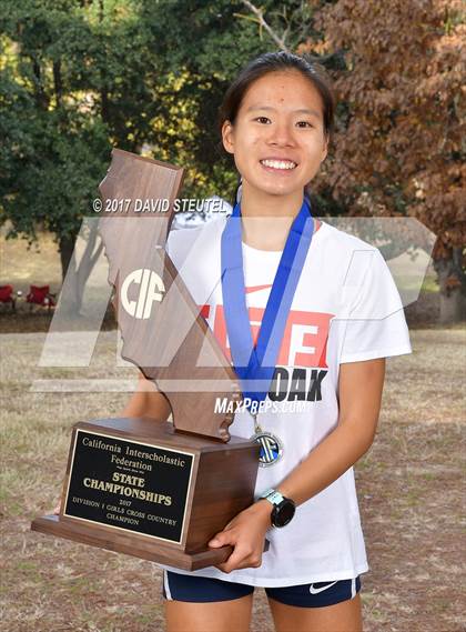 Thumbnail 1 in CIF State Cross Country Championships (Girls Awards) photogallery.