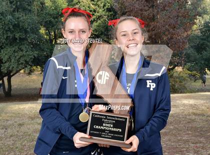 Thumbnail 2 in CIF State Cross Country Championships (Girls Awards) photogallery.