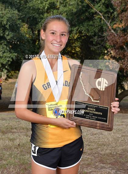 Thumbnail 1 in CIF State Cross Country Championships (Girls Awards) photogallery.