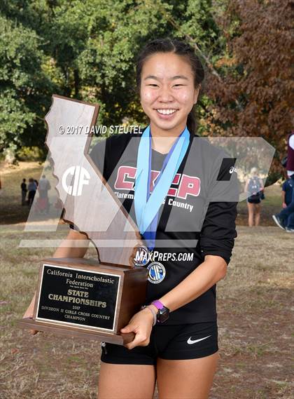 Thumbnail 1 in CIF State Cross Country Championships (Girls Awards) photogallery.