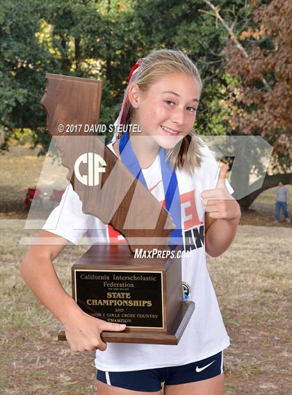Thumbnail 1 in CIF State Cross Country Championships (Girls Awards) photogallery.