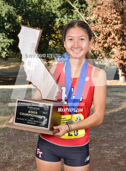 Thumbnail 3 in CIF State Cross Country Championships (Girls Awards) photogallery.