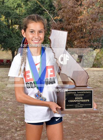 Thumbnail 1 in CIF State Cross Country Championships (Girls Awards) photogallery.