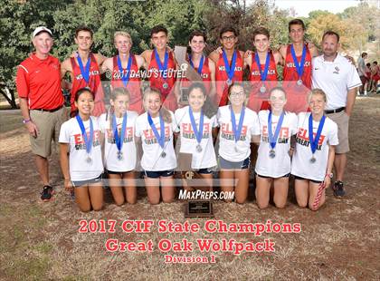 Thumbnail 2 in CIF State Cross Country Championships (Girls Awards) photogallery.