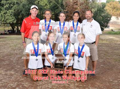 Thumbnail 1 in CIF State Cross Country Championships (Girls Awards) photogallery.