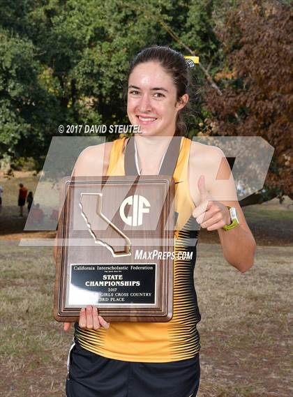 Thumbnail 1 in CIF State Cross Country Championships (Girls Awards) photogallery.