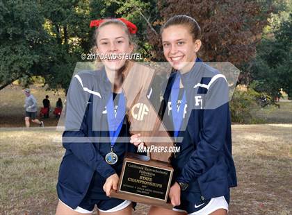 Thumbnail 1 in CIF State Cross Country Championships (Girls Awards) photogallery.