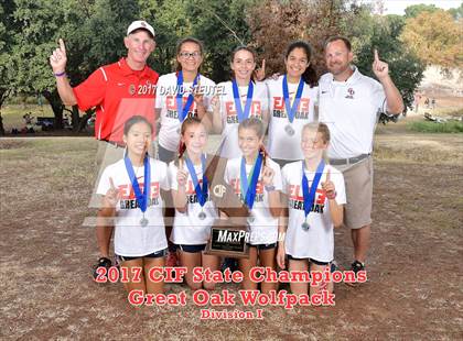 Thumbnail 2 in CIF State Cross Country Championships (Girls Awards) photogallery.