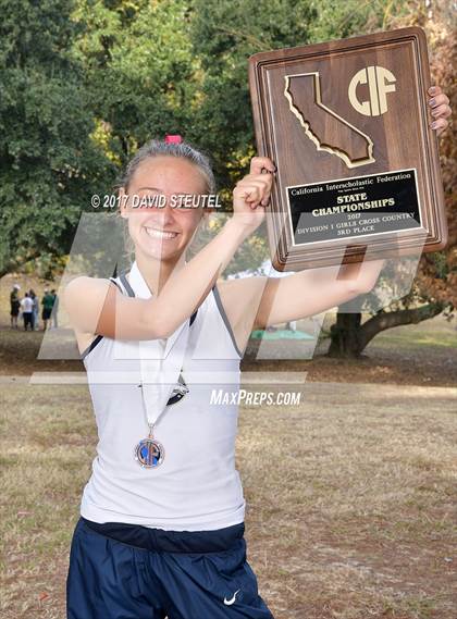 Thumbnail 2 in CIF State Cross Country Championships (Girls Awards) photogallery.